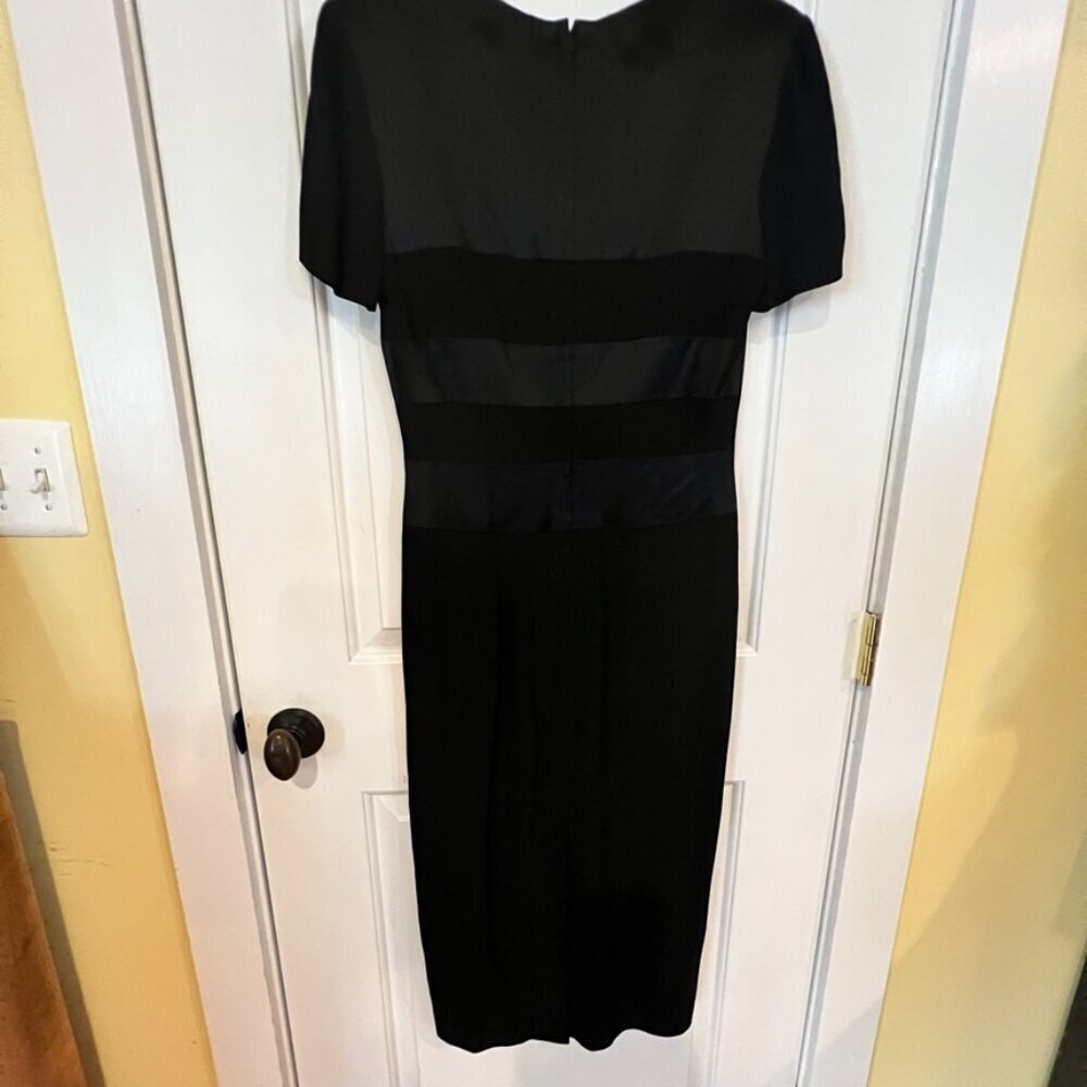 Vintage Talbots Black Dress SIze 4 - Picture 3 of 4